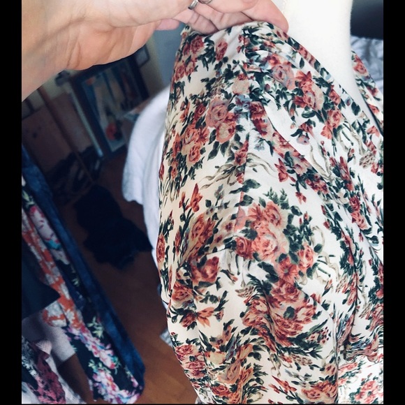 Vintage Dawn Joy Fashions Floral/Rose Dress - Picture 8 of 15